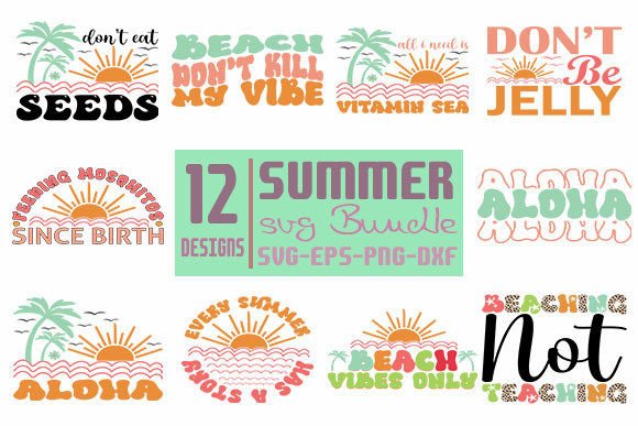 Download Summer SVG Designs Bundle - Summer svg designs Collection