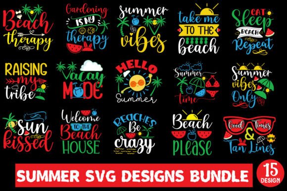 Download Summer SVG Designs Bundle - Summer svg designs Collection