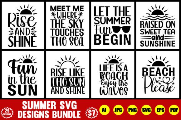 Download Summer Svg Designs Bundle - Summer svg designs Collection