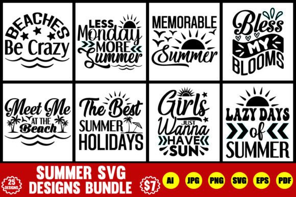 Download Summer Svg Designs Bundle - Summer svg designs Collection