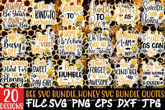 Download Bee Stickers Bundle, Honey Bundle Quotes - Honey bundle quotes Collection